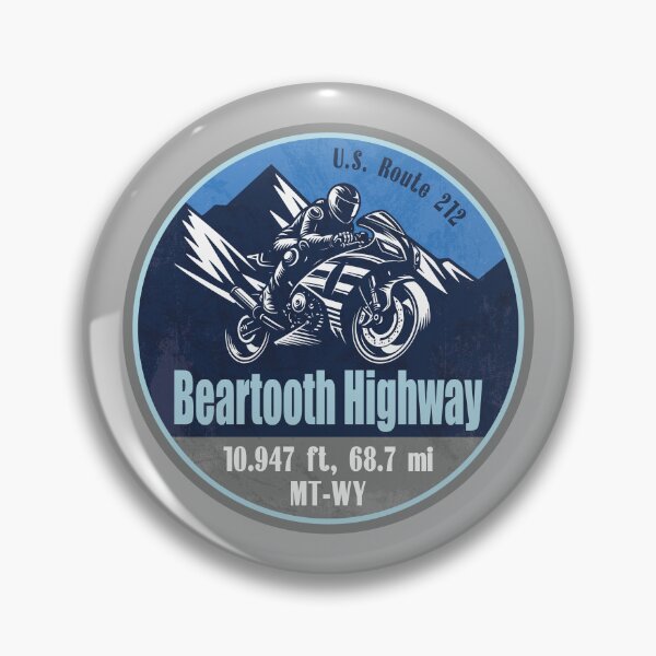 Item preview, Beartooth Highway Rocky Mountains Motorcycle Ride designed and sold by CynthiaGraphics.
