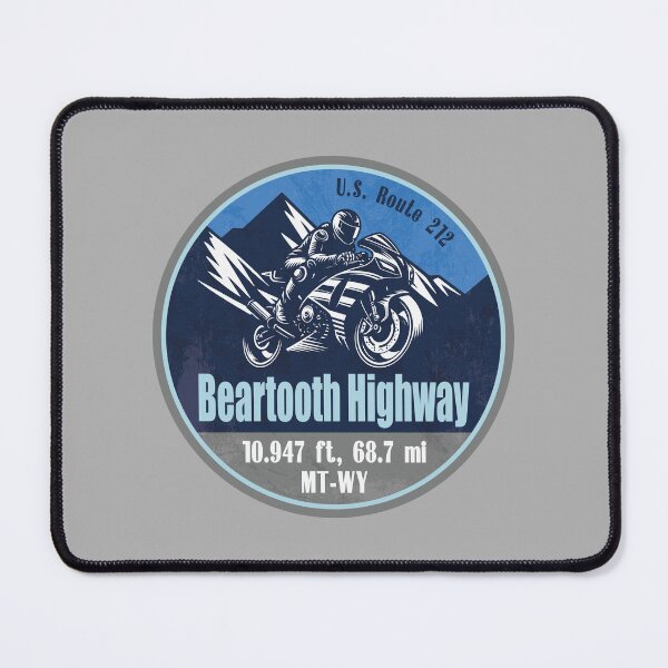 Item preview, Beartooth Highway Rocky Mountains Motorcycle Ride designed and sold by CynthiaGraphics.