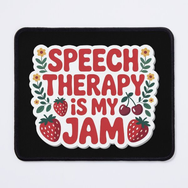 Item preview, Speech Therapy is My Jam SLP Speech Language Pathology designed and sold by BLZART.