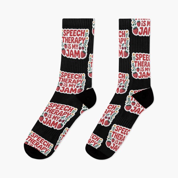 Item preview, Speech Therapy is My Jam SLP Speech Language Pathology designed and sold by BLZART.