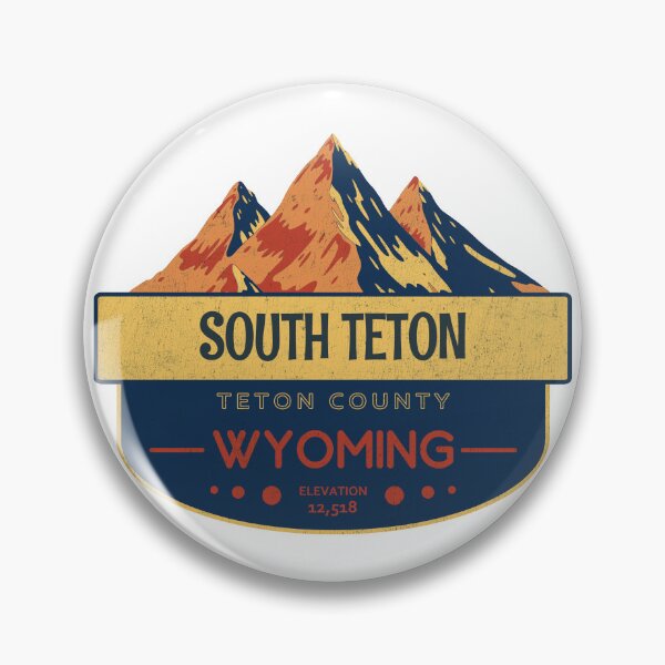 Item preview, South Teton, Teton County, Wyoming, Mountain Design designed and sold by Wanderful-roads.
