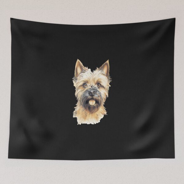 Item preview, Carin-Terrier-Pet-Dog-Owner-Watercolor-Full-Face-Art-Design designed and sold by levenswc.