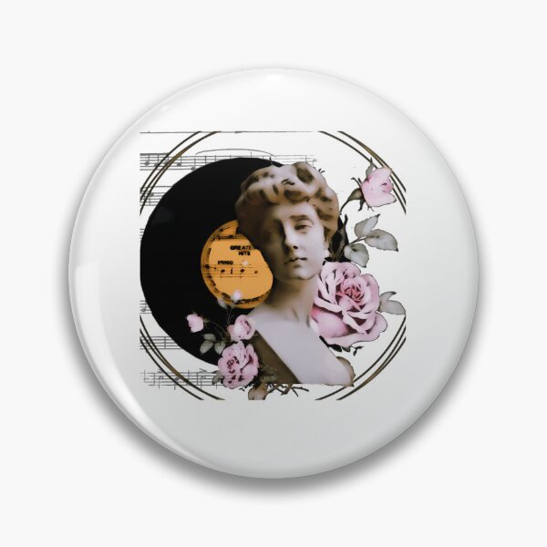Item preview, Aesthetics Darkness Romantic Moon Love Rose Statue Vintage Retro Artistic Artsy Classy Music Vinyl Records Flowers Floral designed and sold by BobbyFriedman.