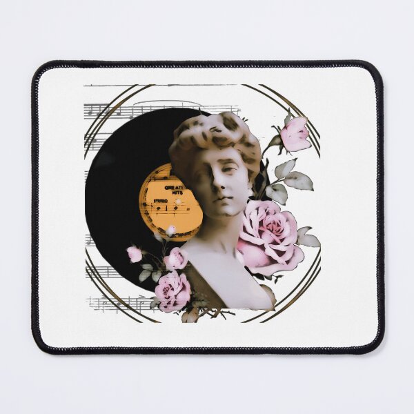 Item preview, Aesthetics Darkness Romantic Moon Love Rose Statue Vintage Retro Artistic Artsy Classy Music Vinyl Records Flowers Floral designed and sold by BobbyFriedman.