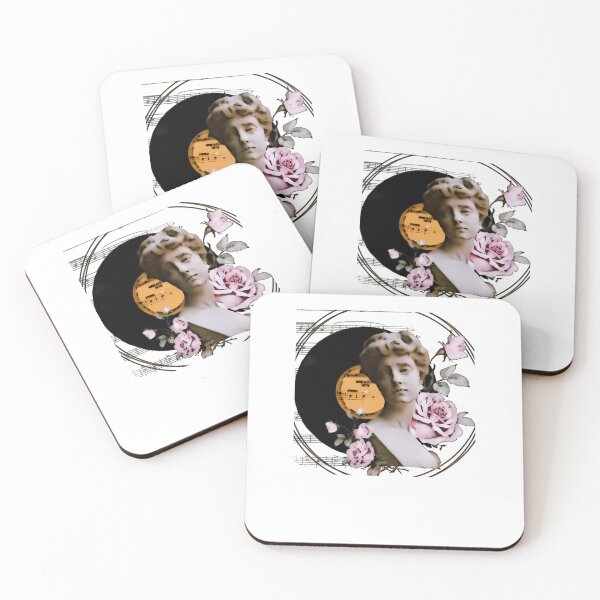 Item preview, Aesthetics Darkness Romantic Moon Love Rose Statue Vintage Retro Artistic Artsy Classy Music Vinyl Records Flowers Floral designed and sold by BobbyFriedman.