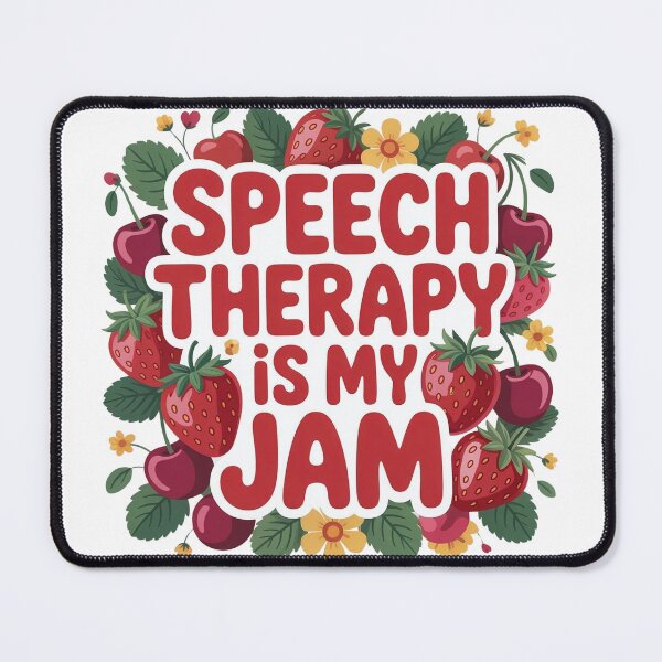 Item preview, Speech Therapy is My Jam SLP Speech Language Pathology designed and sold by BLZART.