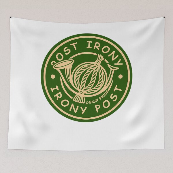 Item preview, Post Irony Stamp Logo designed and sold by MudOddityQR.