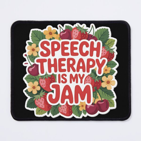 Item preview, Speech Therapy is My Jam SLP Speech Language Pathology designed and sold by BLZART.
