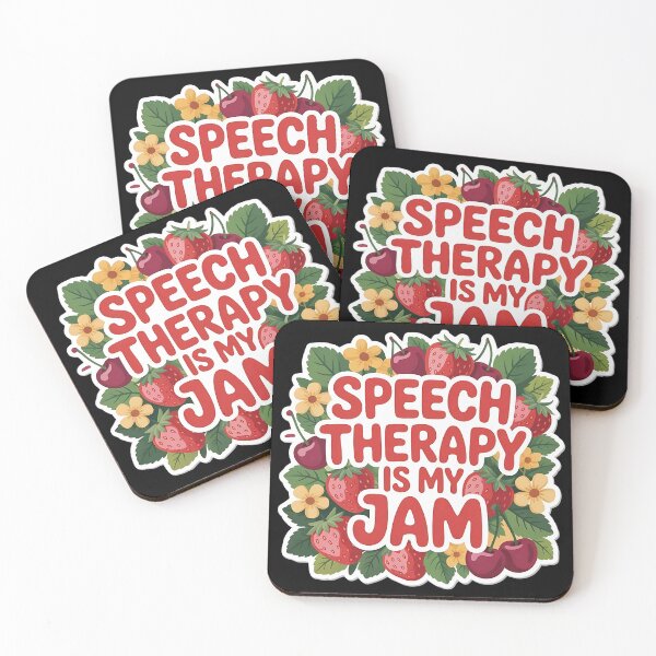 Item preview, Speech Therapy is My Jam SLP Speech Language Pathology designed and sold by BLZART.