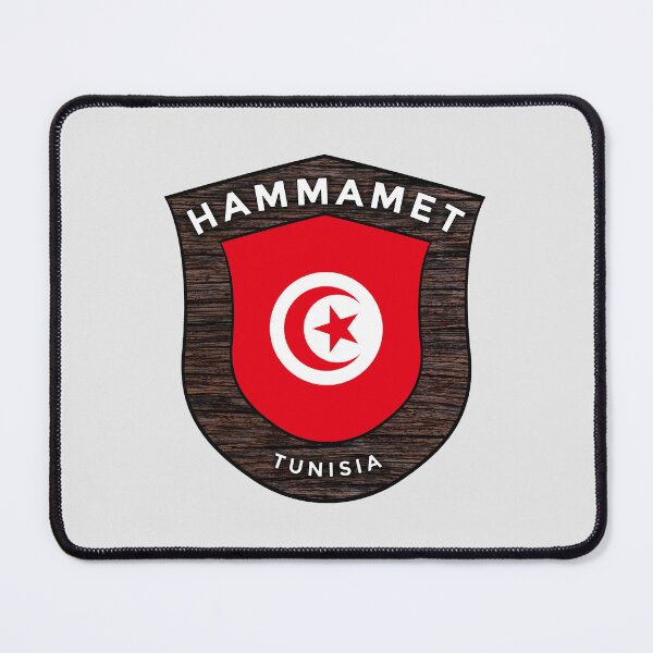 Item preview, Hammamet Tunisia Emblem Flag designed and sold by World Designs.