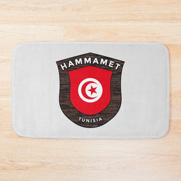 Item preview, Hammamet Tunisia Emblem Flag designed and sold by World Designs.