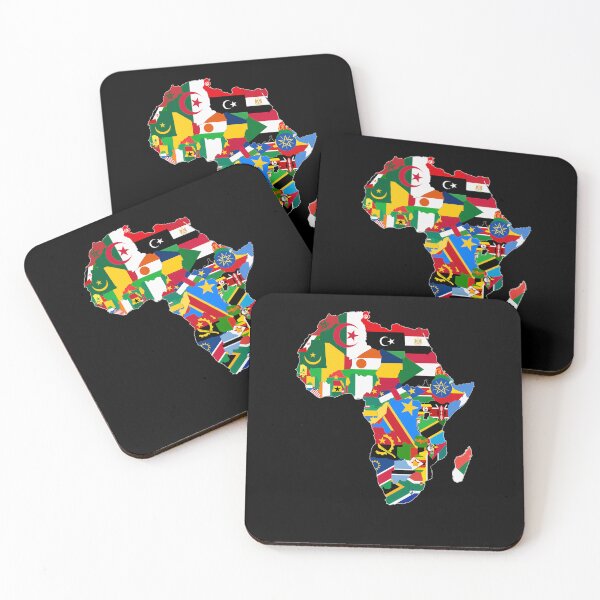Item preview, African Map With Flags designed and sold by BobbyFriedman.