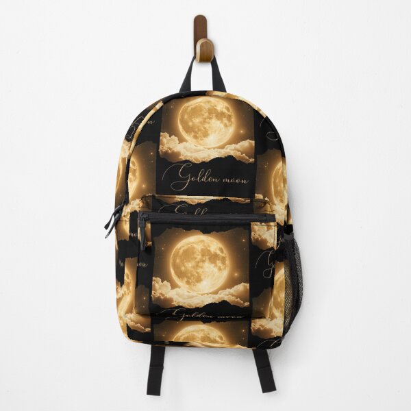 Item preview, Golden moon against the background of clouds and stars designed and sold by DżodżoJoy.