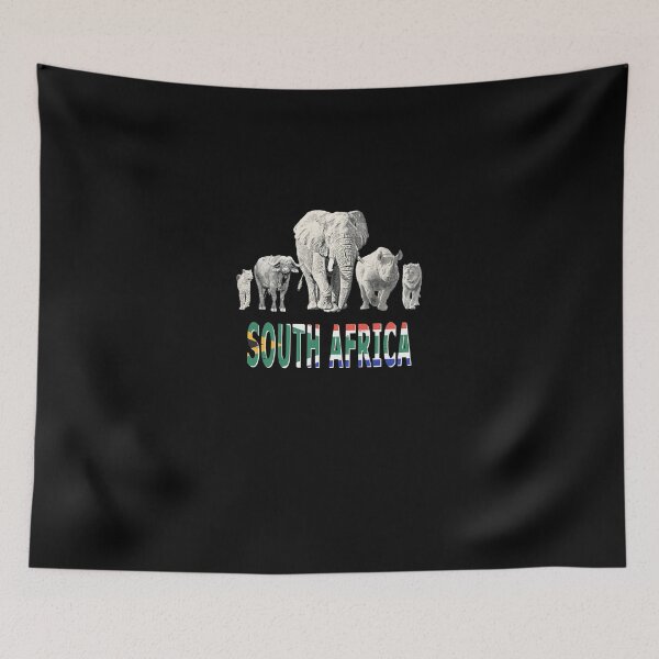 Item preview, Africa's Big Five South Africa Pride Wildlife designed and sold by BobbyFriedman.
