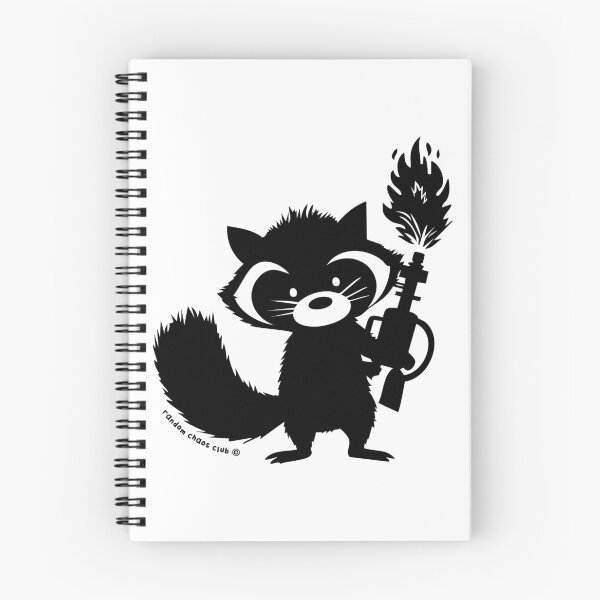 Item preview, Unhinged Raccoon – Chaos Raccoon Design | Dark Humor & Absurd Artwork designed and sold by idgafstudio.ch.