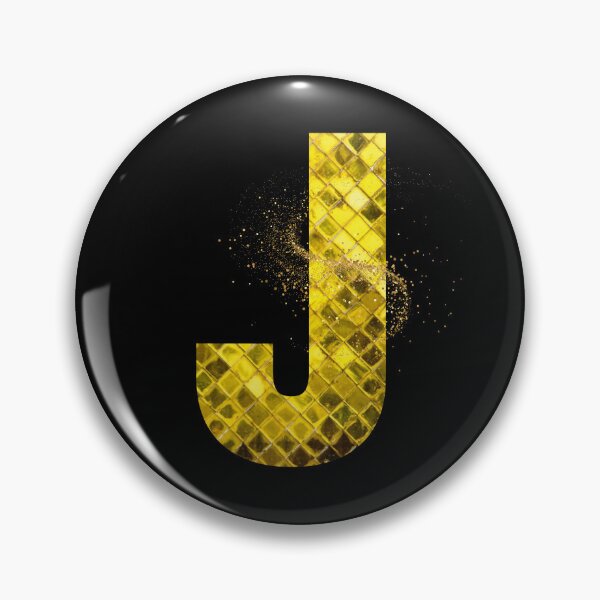 Item preview, Golden J with black designed and sold by Rbnano.
