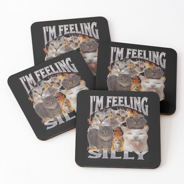 Item preview, I'M Feeling Silly Funny Cat Meme Bootleg Graphic Men Women designed and sold by titusfacund.