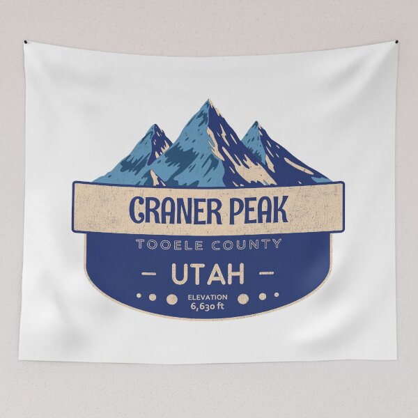 Item preview, Craner Peak, Tooele County, Utah, Mountain Design designed and sold by Wanderful-roads.