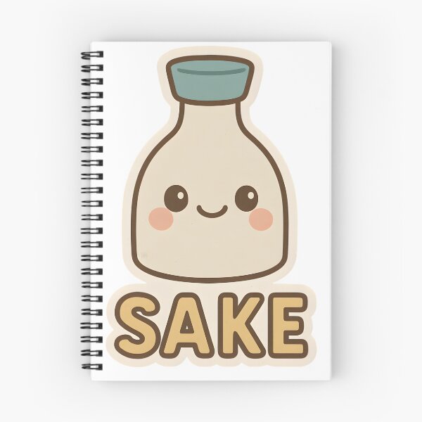 Item preview, Kawaii Sake Bottle – Japanese Chibi Art  designed and sold by OsasChild.