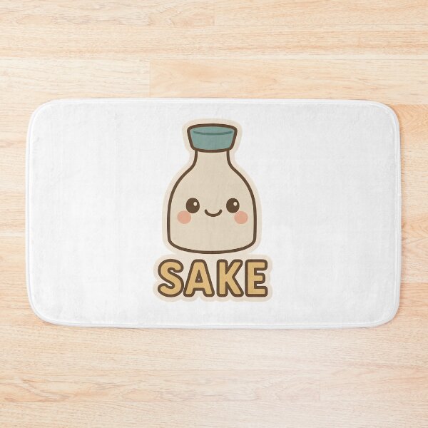 Item preview, Kawaii Sake Bottle – Japanese Chibi Art  designed and sold by OsasChild.