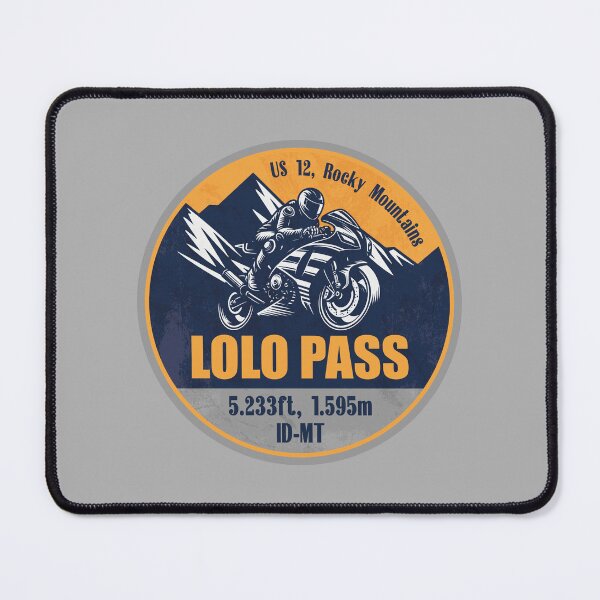 Item preview, Lolo Pass Idaho Scenic Mountain Motorcycle Ride designed and sold by CynthiaGraphics.