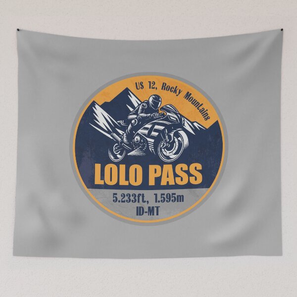 Item preview, Lolo Pass Idaho Scenic Mountain Motorcycle Ride designed and sold by CynthiaGraphics.