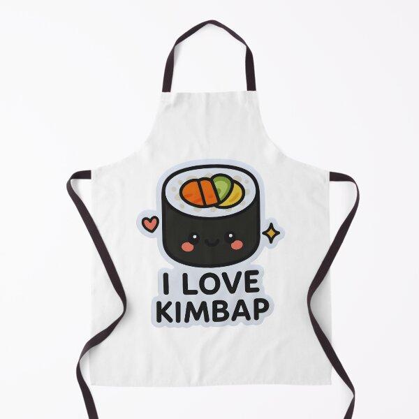 Item preview, Kawaii Kimbap Sticker – Cute I Love Kimbap Korean Food Design designed and sold by OsasChild.
