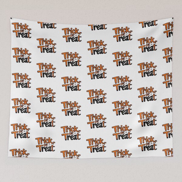 Item preview, Trick or Treat Halloween Sticker – Bold Hand Lettering Spooky Design designed and sold by PixelVibe782.