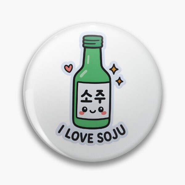 Artikelvorschau, Kawaii Koreanischer Soju-Flaschenaufkleber – I Love Soju entworfen und verkauft von OsasChild.