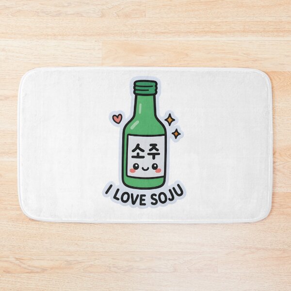 Item preview, Kawaii Korean Soju Bottle Sticker – I Love Soju designed and sold by OsasChild.