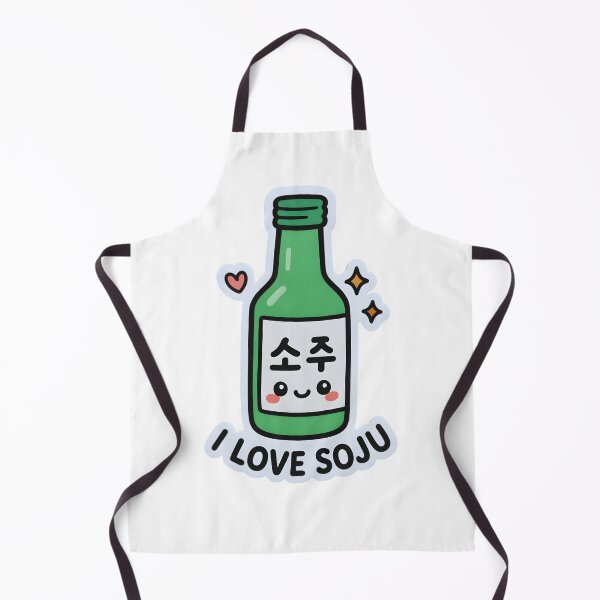 Item preview, Kawaii Korean Soju Bottle Sticker – I Love Soju designed and sold by OsasChild.