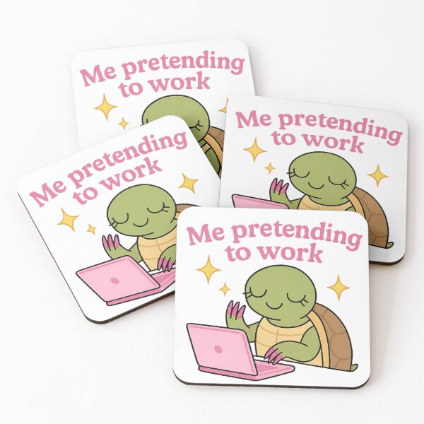 Item preview, Happy Turtle Pretending to Work designed and sold by CostedPH.