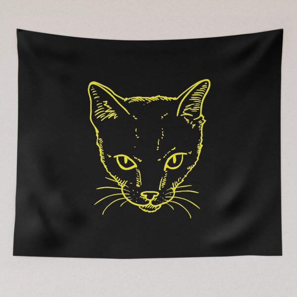 Item preview, Yellow cat art designed and sold by Rbnano.
