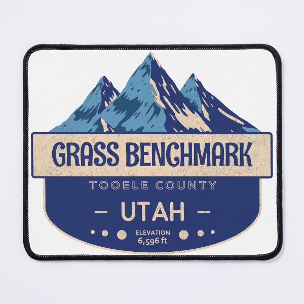 Item preview, Grass Benchmark, Tooele County, Utah, Mountain Design designed and sold by Wanderful-roads.