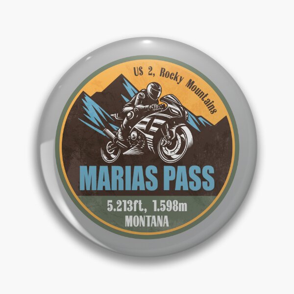 Item preview, Marias Pass Montana Scenic Motorcycle Mountain Ride designed and sold by CynthiaGraphics.