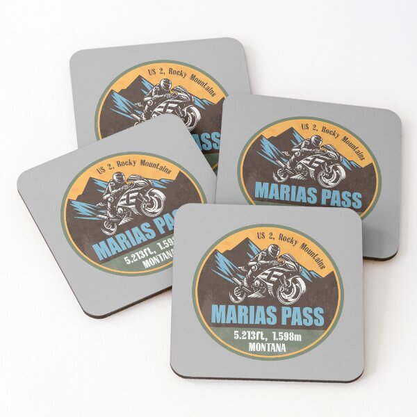 Item preview, Marias Pass Montana Scenic Motorcycle Mountain Ride designed and sold by CynthiaGraphics.