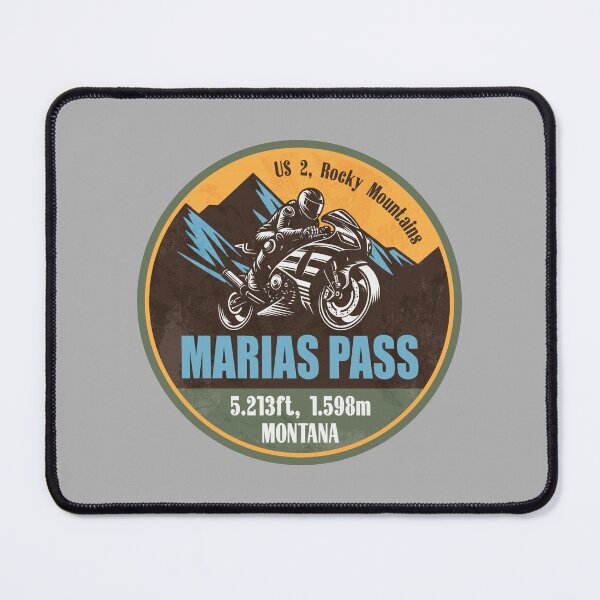 Item preview, Marias Pass Montana Scenic Motorcycle Mountain Ride designed and sold by CynthiaGraphics.