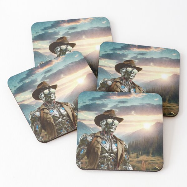 Item preview, Cyber Cowboy Robot at Sunset designed and sold by Phil Perkins.