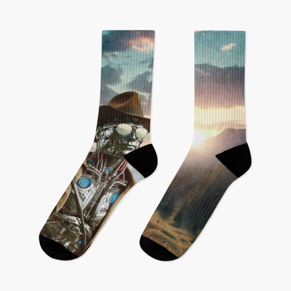 Item preview, Cyber Cowboy Robot at Sunset designed and sold by Phil Perkins.