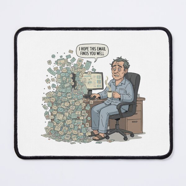 Item preview, Funny Work Email Overload – Hope This Email Finds You Well designed and sold by Fandraw.