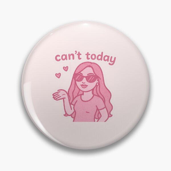 Item preview, Pink Glitter Girlboss "Can't Today" designed and sold by CostedPH.