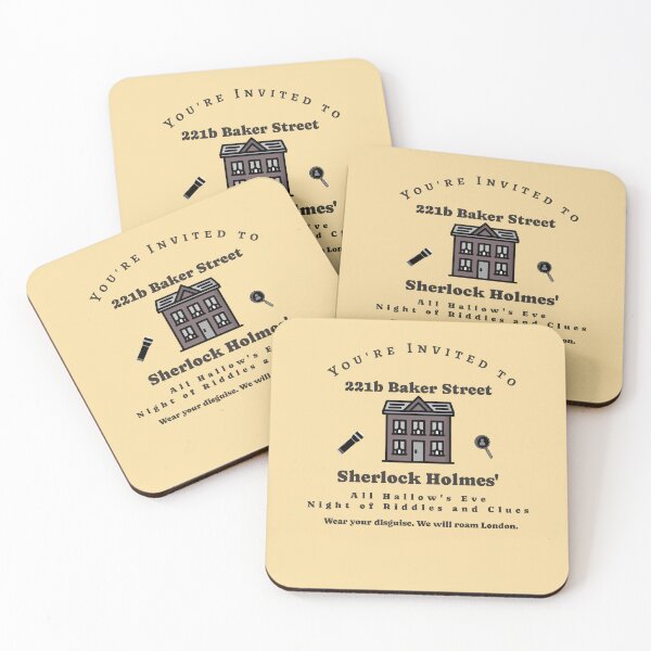 Item preview, You're Invited to 221B Baker Street — A Night of Clues and Riddles designed and sold by Novel Works Studio.