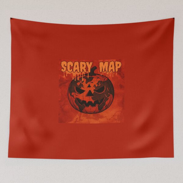 Item preview, SCARY MAP designed and sold by MapHappens.