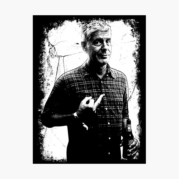Item preview, Anthony Bourdain Middle F Vintage  designed and sold by GlassWingOrgani.