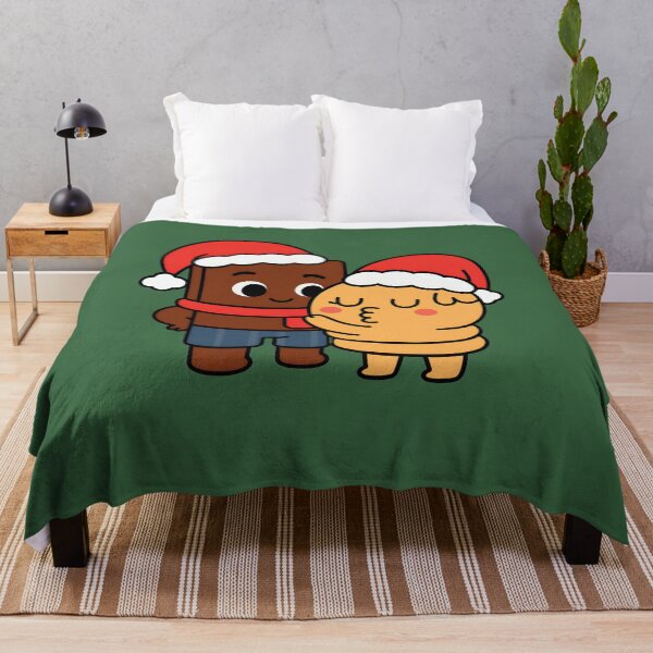 Item preview, Cute Christmas Couple Cartoon Holiday Love Design designed and sold by FreshVibe Prints.
