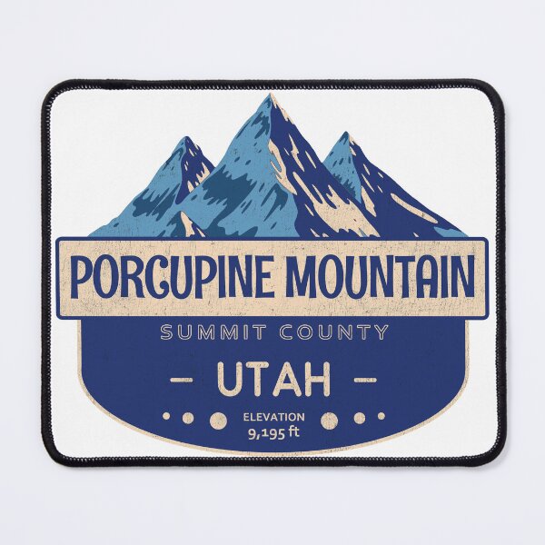 Item preview, Porcupine Mountain, Summit County, Utah, Mountain Design designed and sold by Wanderful-roads.
