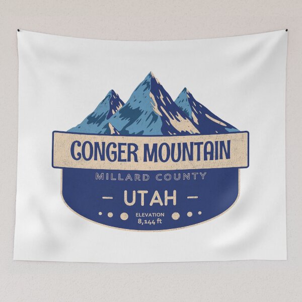 Item preview, Conger Mountain, Millard County, Utah, Mountain Design designed and sold by Wanderful-roads.