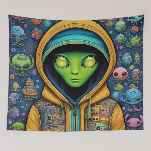 Item preview, Alien in Singapore designed and sold by Colin Bentham.