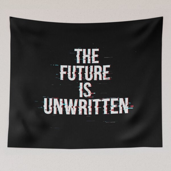 Item preview, The Future is Unwritten. designed and sold by MyHappyArtShop.