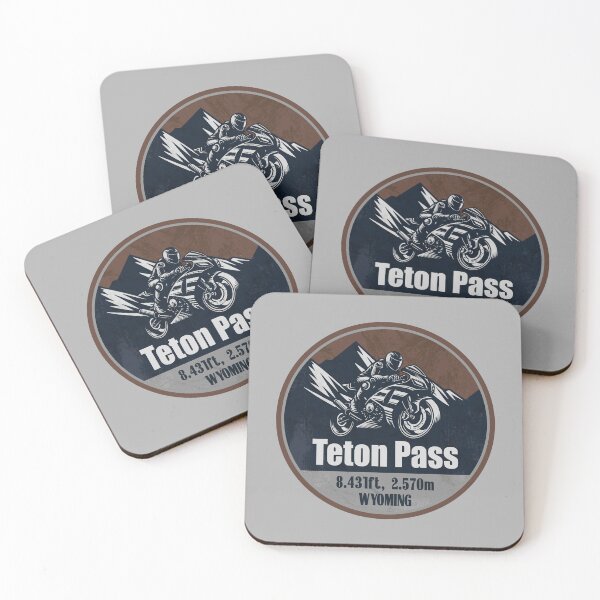 Item preview, Teton Pass Wyoming Scenic Motorcycle Mountain Ride designed and sold by CynthiaGraphics.